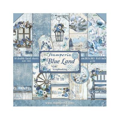 Stamperia Blue Land - Paper Pack