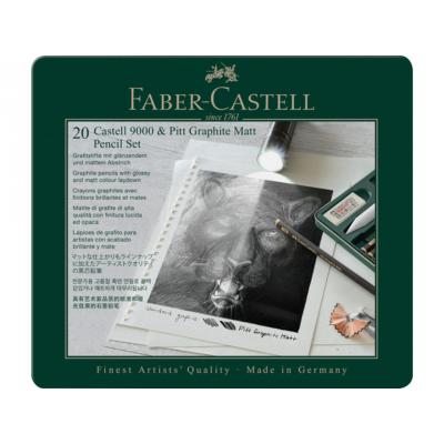 Faber Castell Pitt Graphite Matt Pencil & Castell 9000