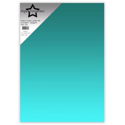 Paper Favourites Mirror Card Matte - Silky Sky