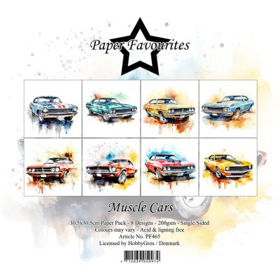 Paper Favourites Paper Pack - Muscle Cars