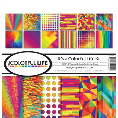 Reminisce Collection Kit - It's A Colorful Life