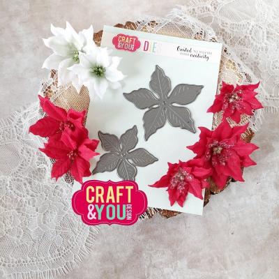Craft & You Cutting Dies - Poinsettia