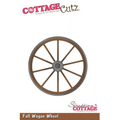 Scrapping Cottage Cutz - Fall Wagon Wheel