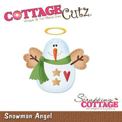 Scrapping Cottage Cutz - Snowman Angel