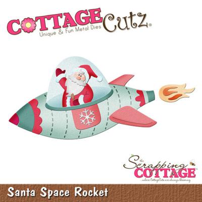 Scrapping Cottage Cutz - Santa Space Rocket