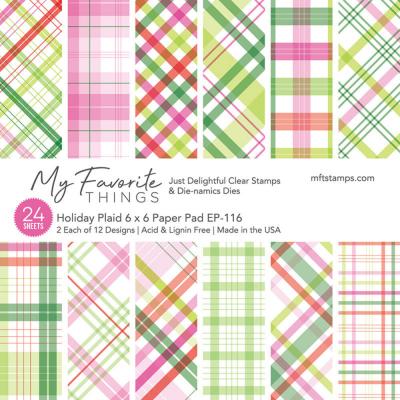 My Favorite Things Paper Pad - Holiday Plaid