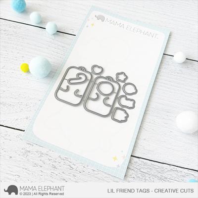 Mama Elephant Creative Cuts - Lil Friend Tags