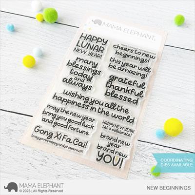 Mama Elephant Stempel - New Beginnings