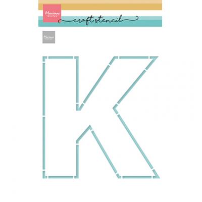 Marianne Design Stencil - Buchstabe K