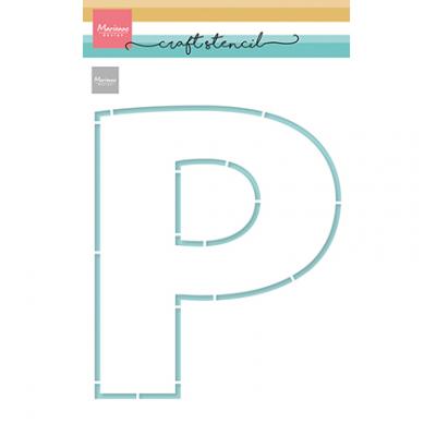 Marianne Design Stencil - Buchstabe P