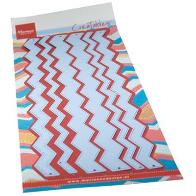 Marianne Design Cutting Dies - Zig Zag Strips