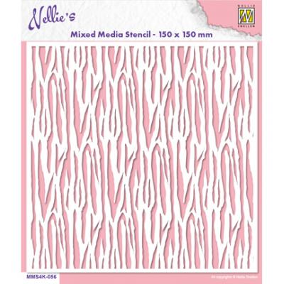 Nellie's Choice Mixed Media Stencils - Zebra