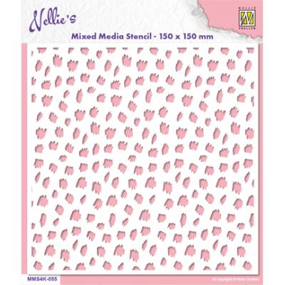 Nellie's Choice Mixed Media Stencils - Cheetah