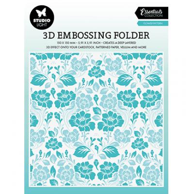 StudioLight Embossing Folder - Flower Pattern