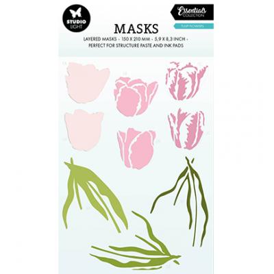 StudioLight Stencil - Tulip Flowers