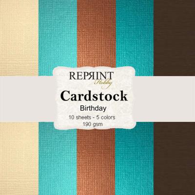 Reprint - Birthday Cardstock