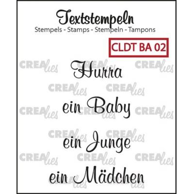 Crealies deutsch Stempel - German Baby 02