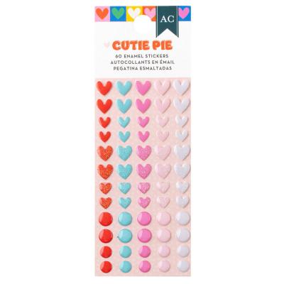 American Crafts Cutie Pie - Enamel Stickers