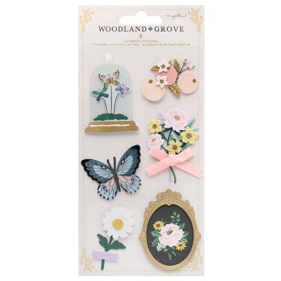 American Crafts  Woodland Grove - Layered Stickers
