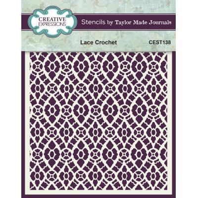 Creative Expressions Stencil - Lace Crochet