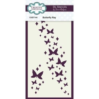 Creative Expressions Stencil - Butterfly Ray