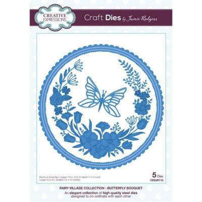 Creative Expressions Craft Die - Fairy Village - Butterfly Bouquet