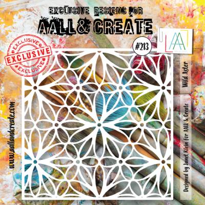 Aall and Create Stencil - Wild Aster