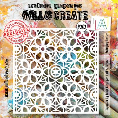 Aall and Create Stencil - Swinging Sixties