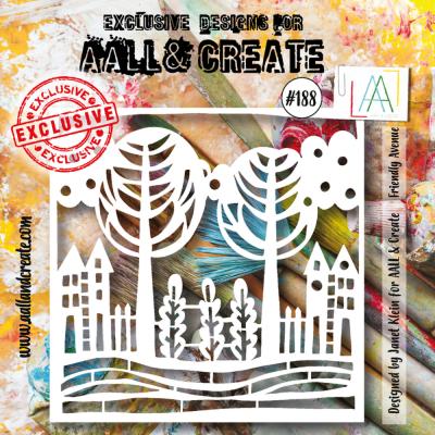 Aall and Create Stencil - Friendly Avenue