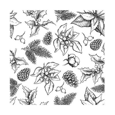 Crafty Individuals Stempel - Winter Repeating Background