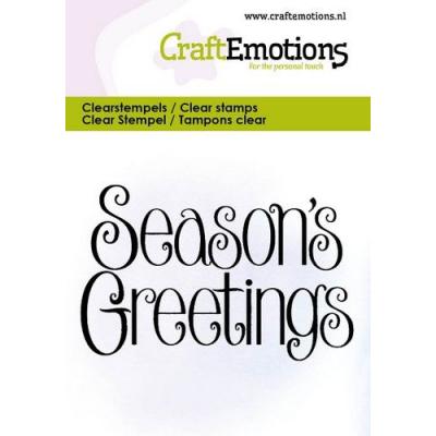 CraftEmotions Stempel - Seasons Greetings