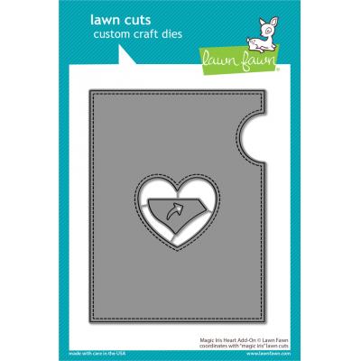 Lawn Fawn Lawn Cuts - Magic Iris Heart Add-On