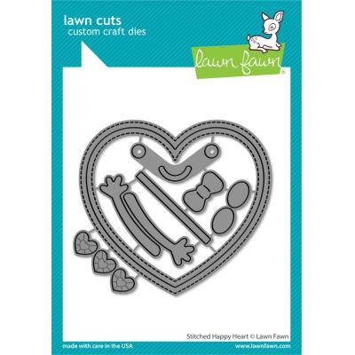 Lawn Fawn Lawn Cuts - Stitched Happy Heart