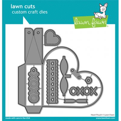 Lawn Fawn Lawn Cuts - Heart Pouch