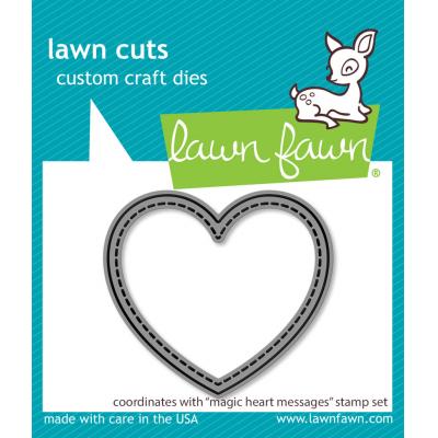 Lawn Fawn Lawn Cuts - Magic Heart Messages