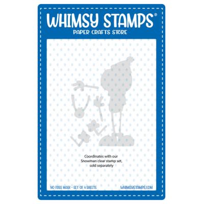 Whimsy Stamps NoFuss Masks - Snowman