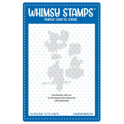 Whimsy Stamps NoFuss Masks - So Annoying