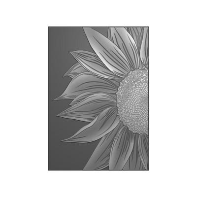 Stamps By Me Embossing Folder - Wild Sunflowers
