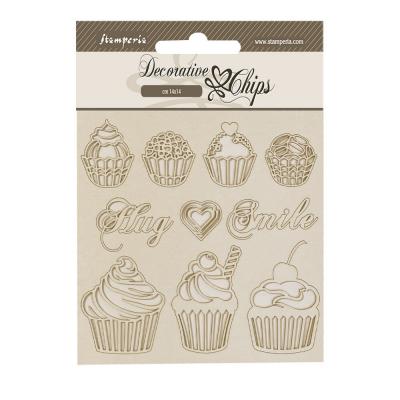 Stamperia Coffee and Chocolate - Decorative Chips Sweety