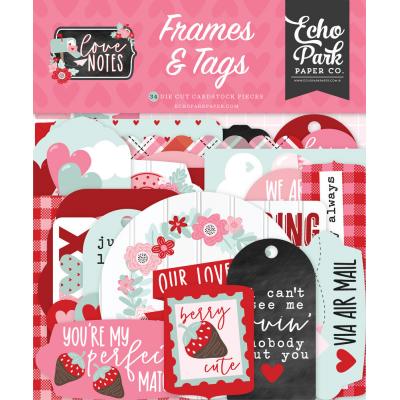 Echo Park Love Notes - Frames & Tags