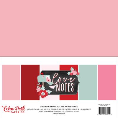 Echo Park Love Notes - Coordinating Solids