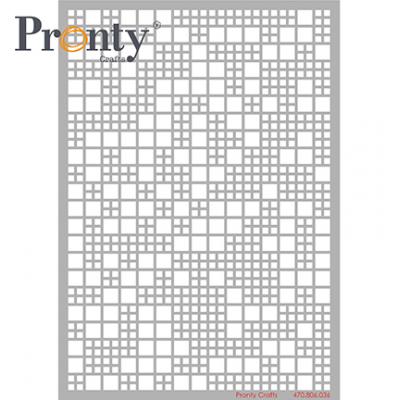 Pronty Stencil - Cubes