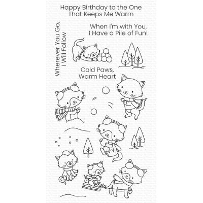 My Favorite Things Stempel - Winter Kittens