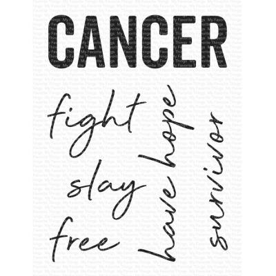 My Favorite Things Stempel - Fight Cancer