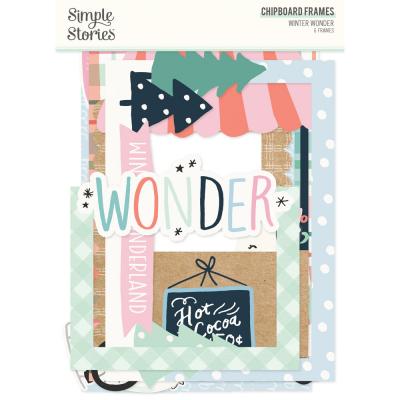 Simple Stories Winter Wonder - Chipboard Frames