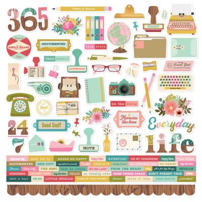 Simple Stories Noteworthy - Cardstock Stickers