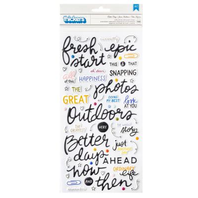 American Crafts Vicki Boutin Discover + Create - Thickers Puffy & Accent Better Days