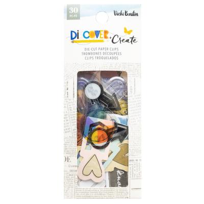 American Crafts Vicki Boutin Discover + Create - Die Cut Paper Clips