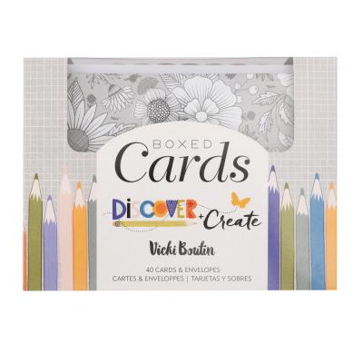 American Crafts Vicki Boutin Discover + Create - Boxed Cards