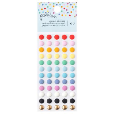 American Crafts Pebbles All the Cake - Enamel Dots